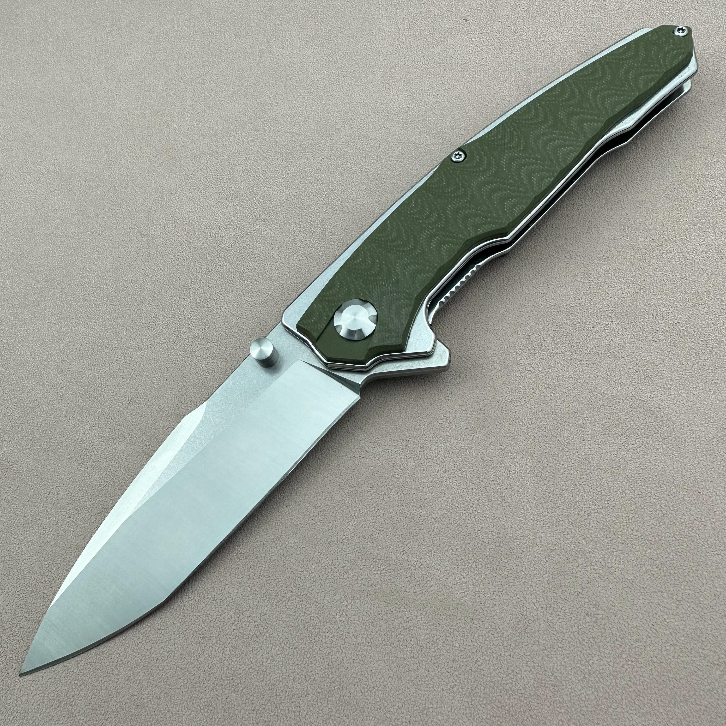 AD03 D2 Blade G10 Handle Folding Knife Liner Lock