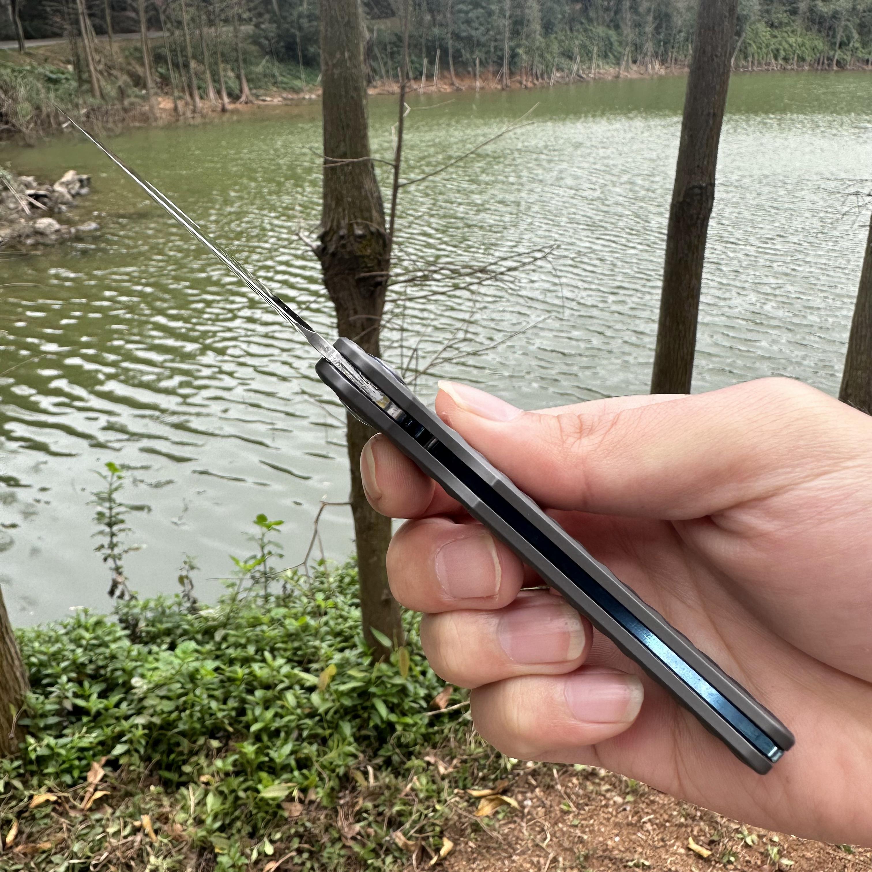 WZ131 Titanium Folding Knife S90V Blade