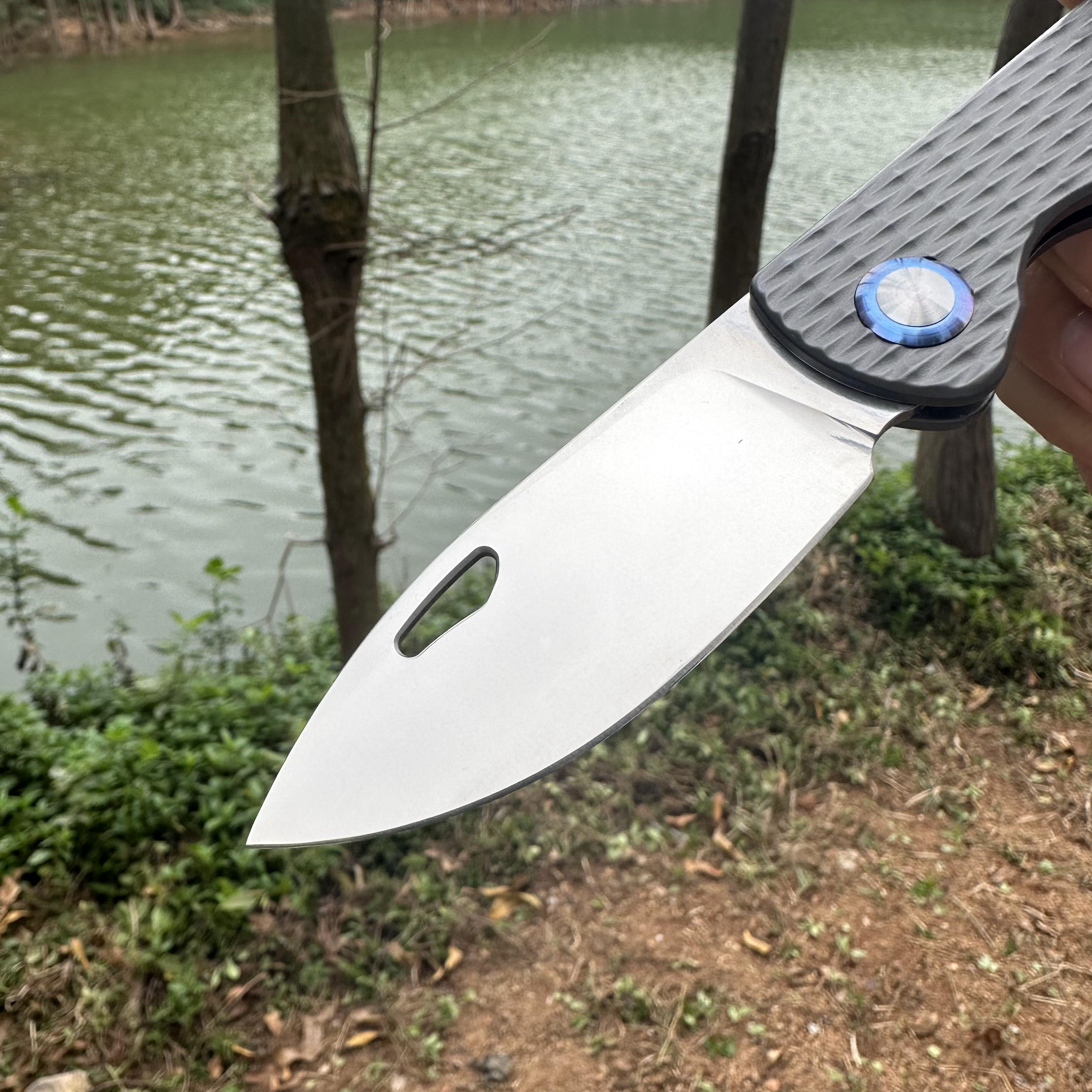 WZ131 Titanium Folding Knife S90V Blade