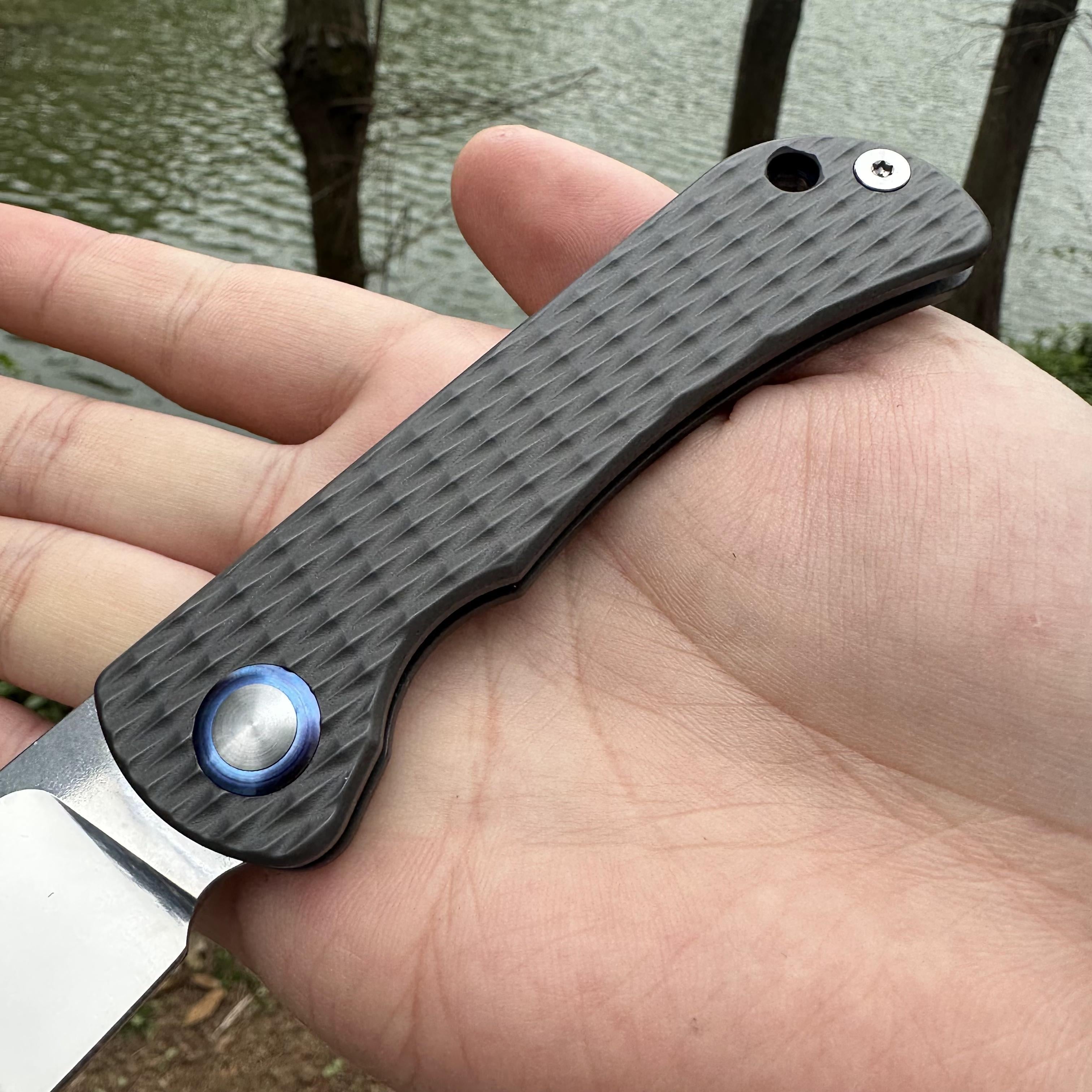 WZ131 Titanium Folding Knife S90V Blade