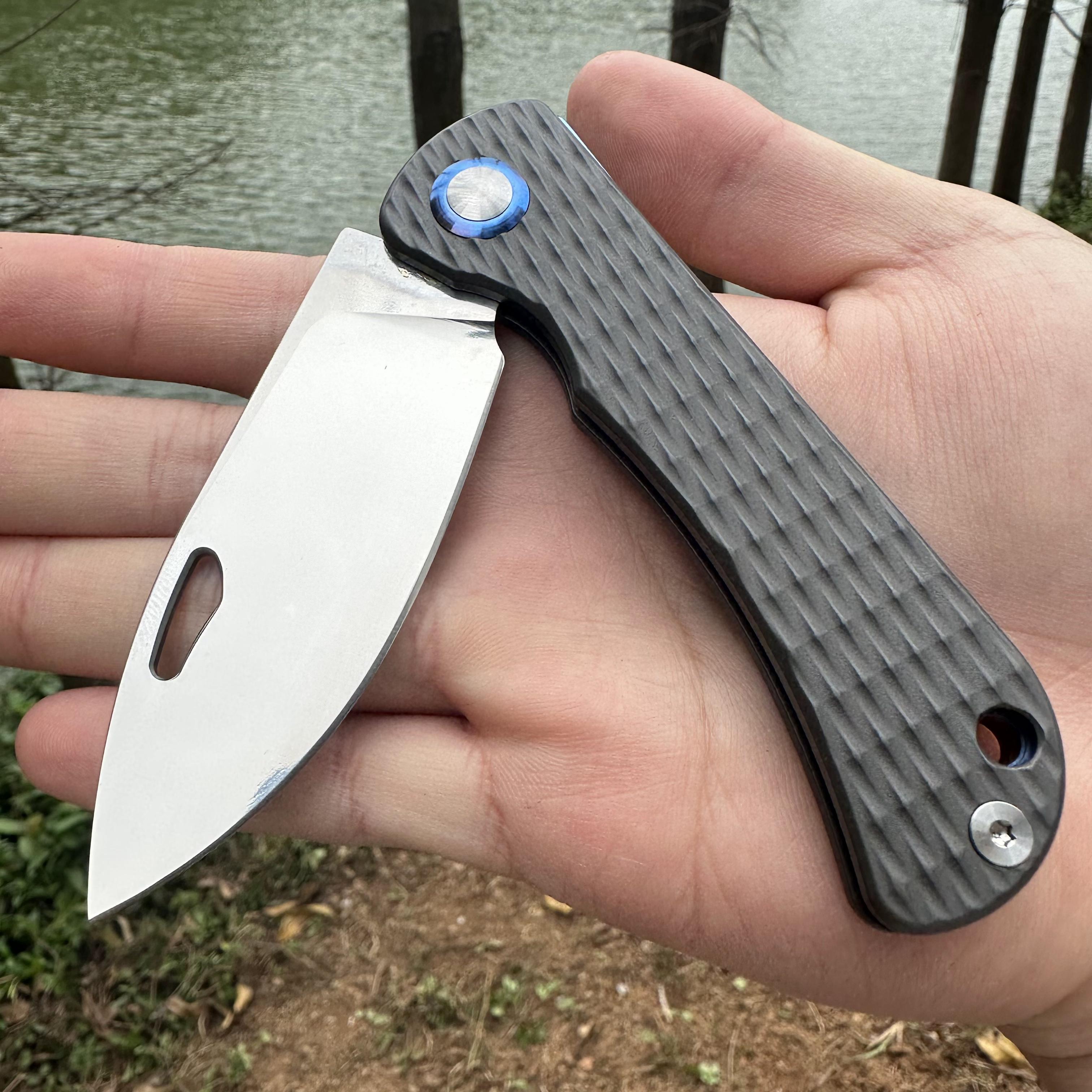 WZ131 Titanium Folding Knife S90V Blade