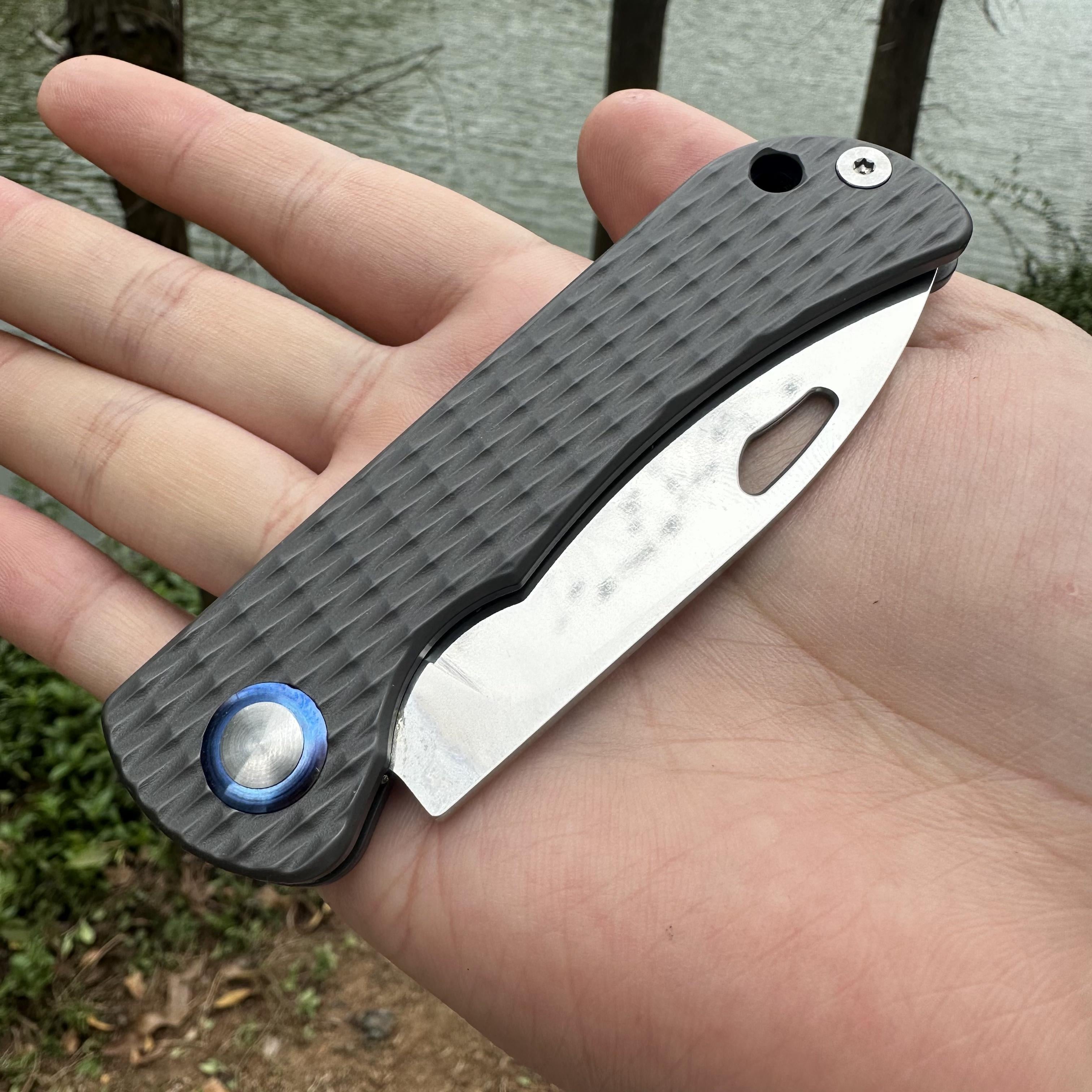 WZ131 Titanium Folding Knife S90V Blade