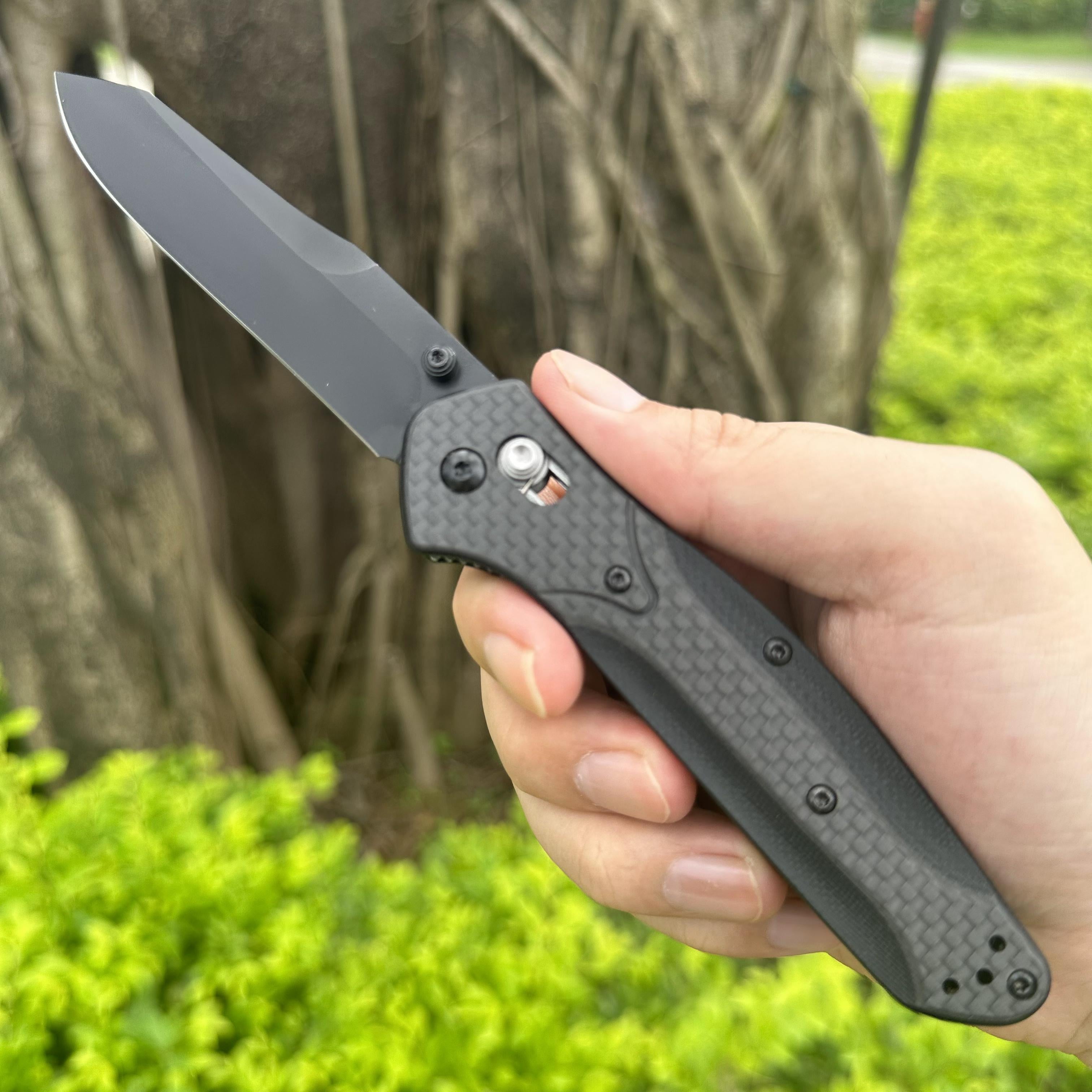 BM940 Black S90V Blade Carbon Fiber Foler Axis Lock