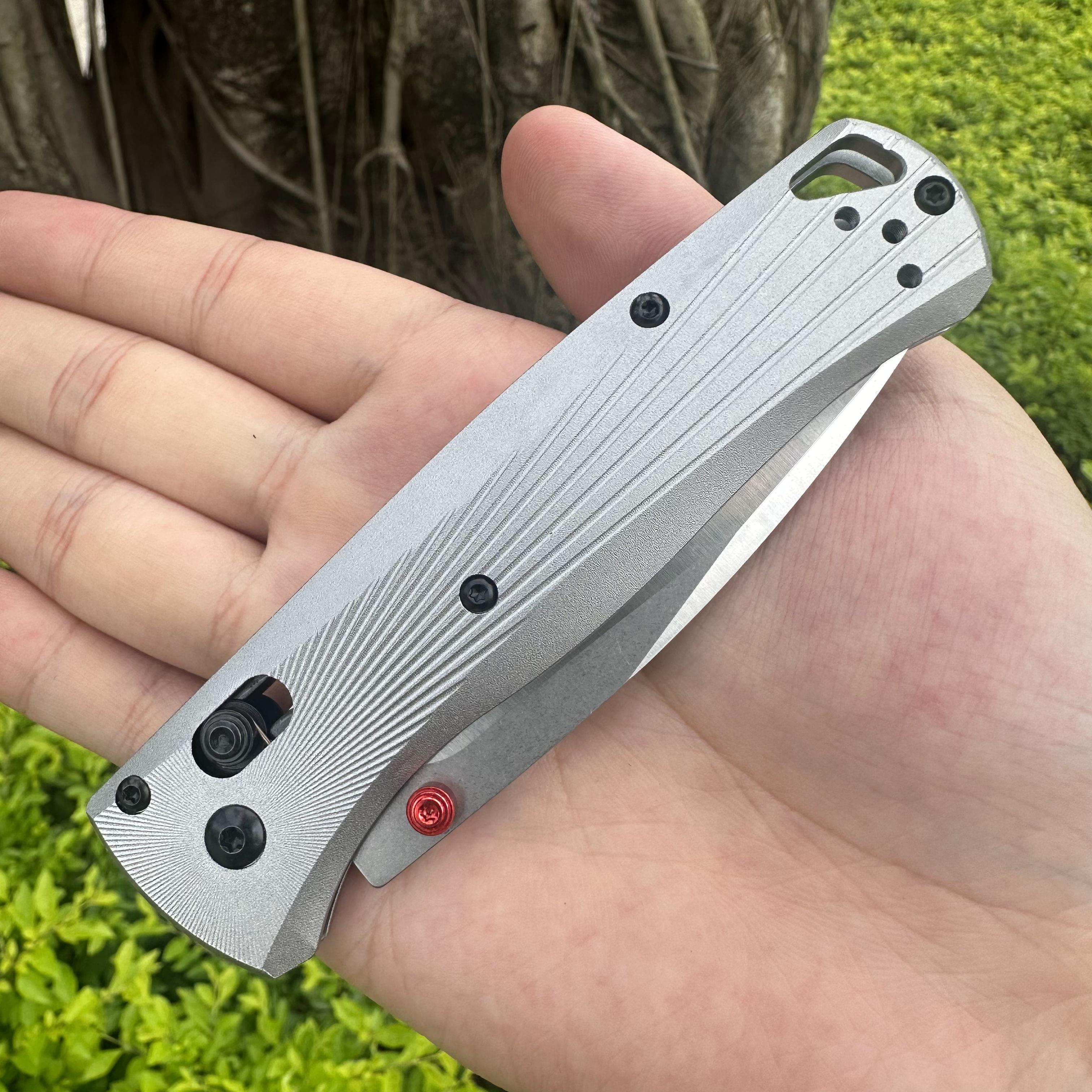 BM536A S90V Blade Aluminum Handle Folding Knife Axis Lock