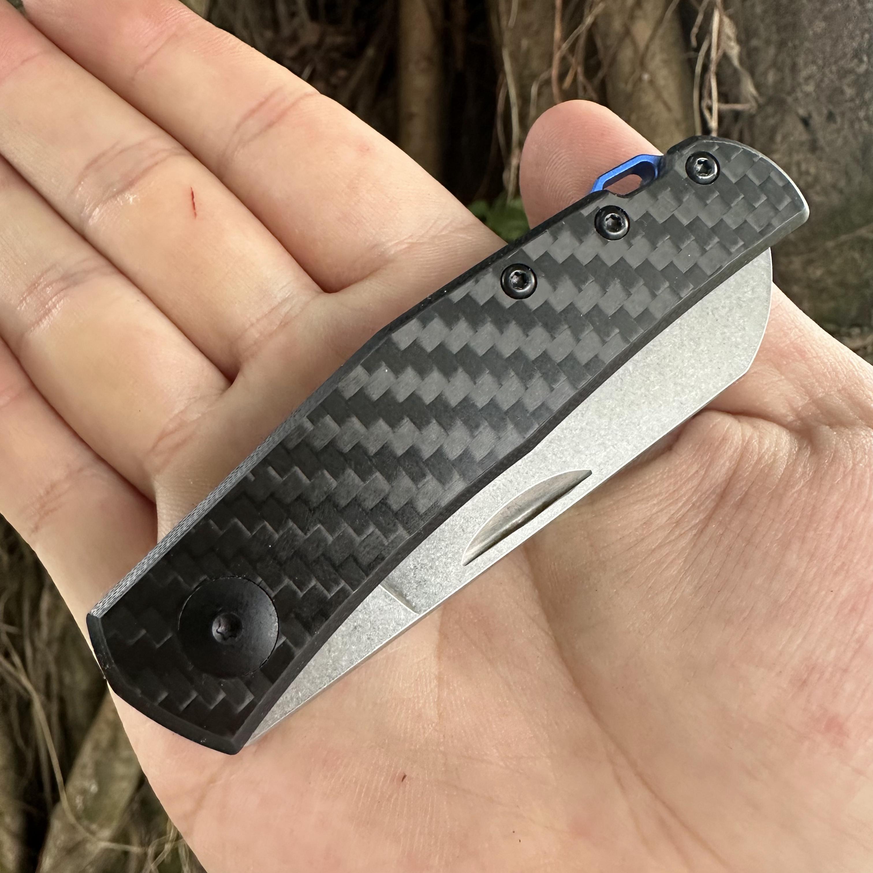 ZT0230 CPM 20-CV Blade Carbon Fiber Handle Pocket Knife