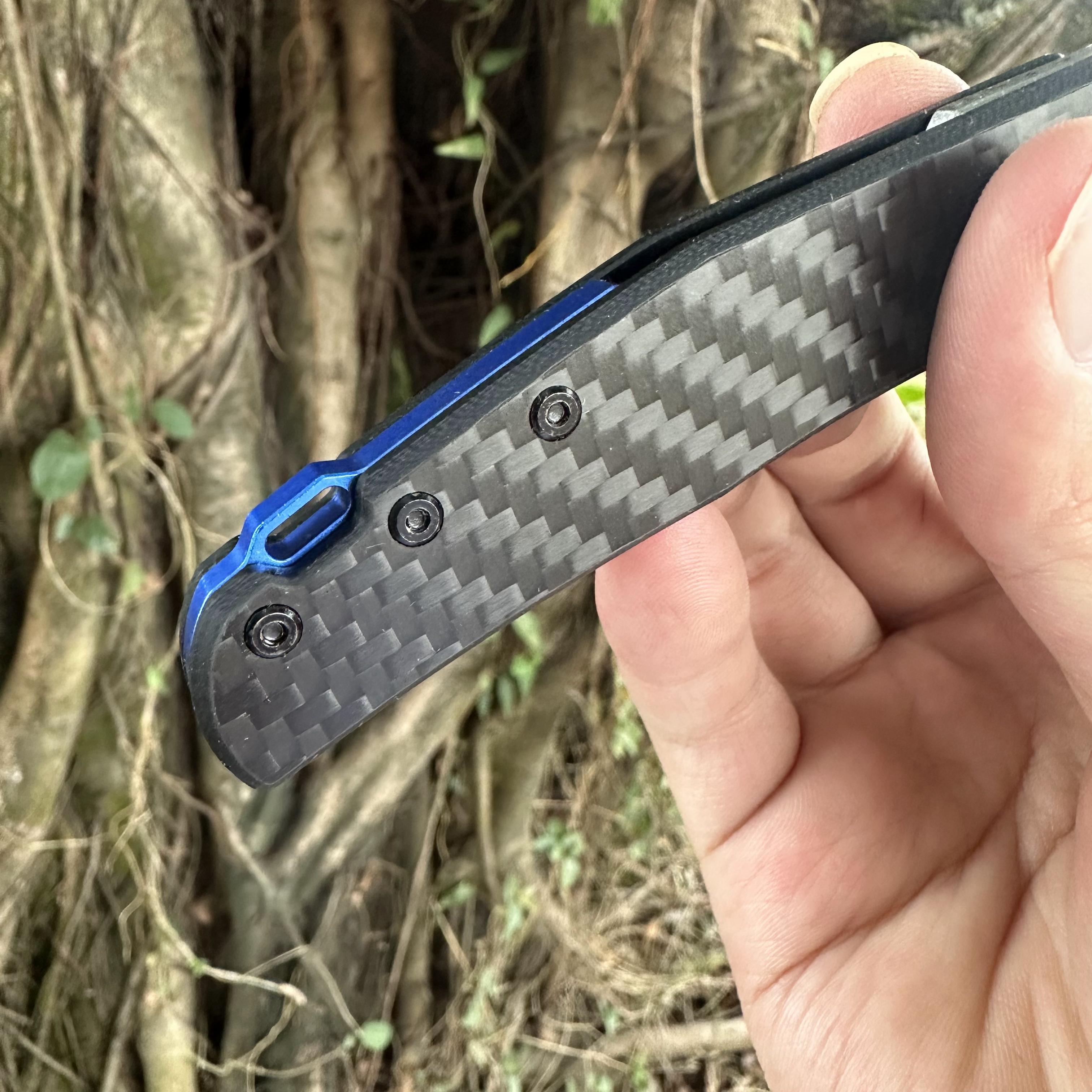 ZT0230 CPM 20-CV Blade Carbon Fiber Handle Pocket Knife