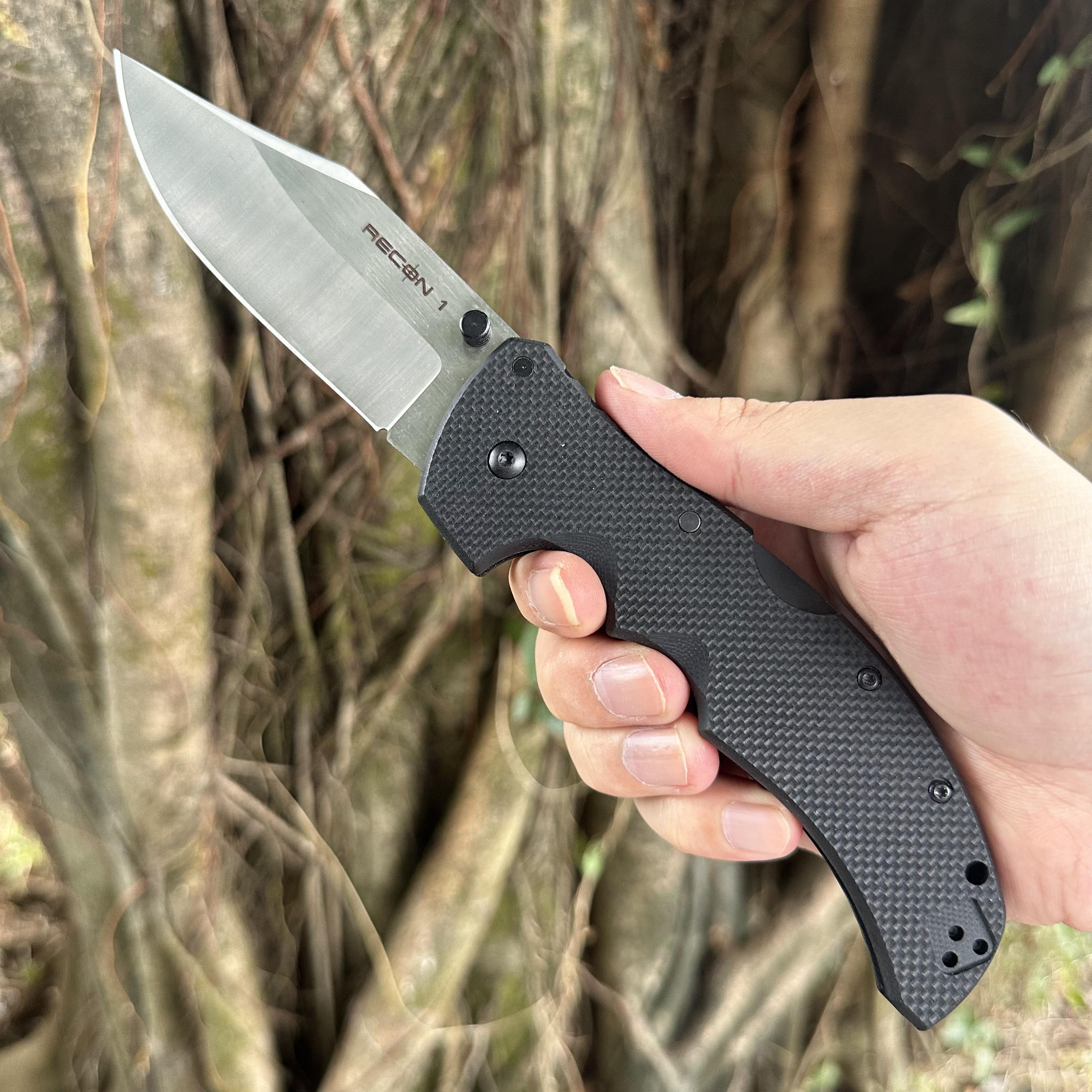 Recon1 CTS-XHP Blade G10 Handle Folding Knife Lock Back