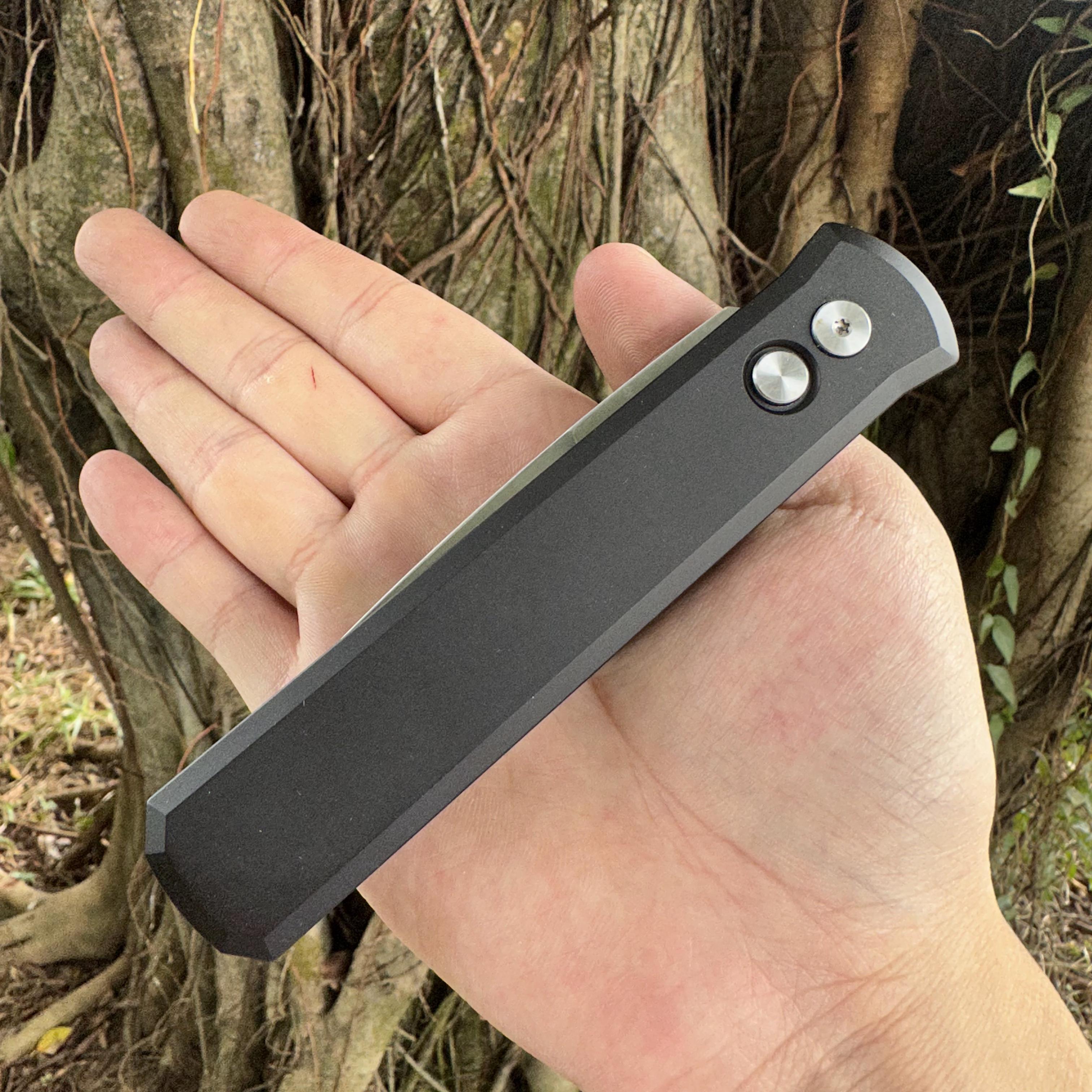 PT720 154-CM Blade Aluminum Handle Folding Knife Automatic