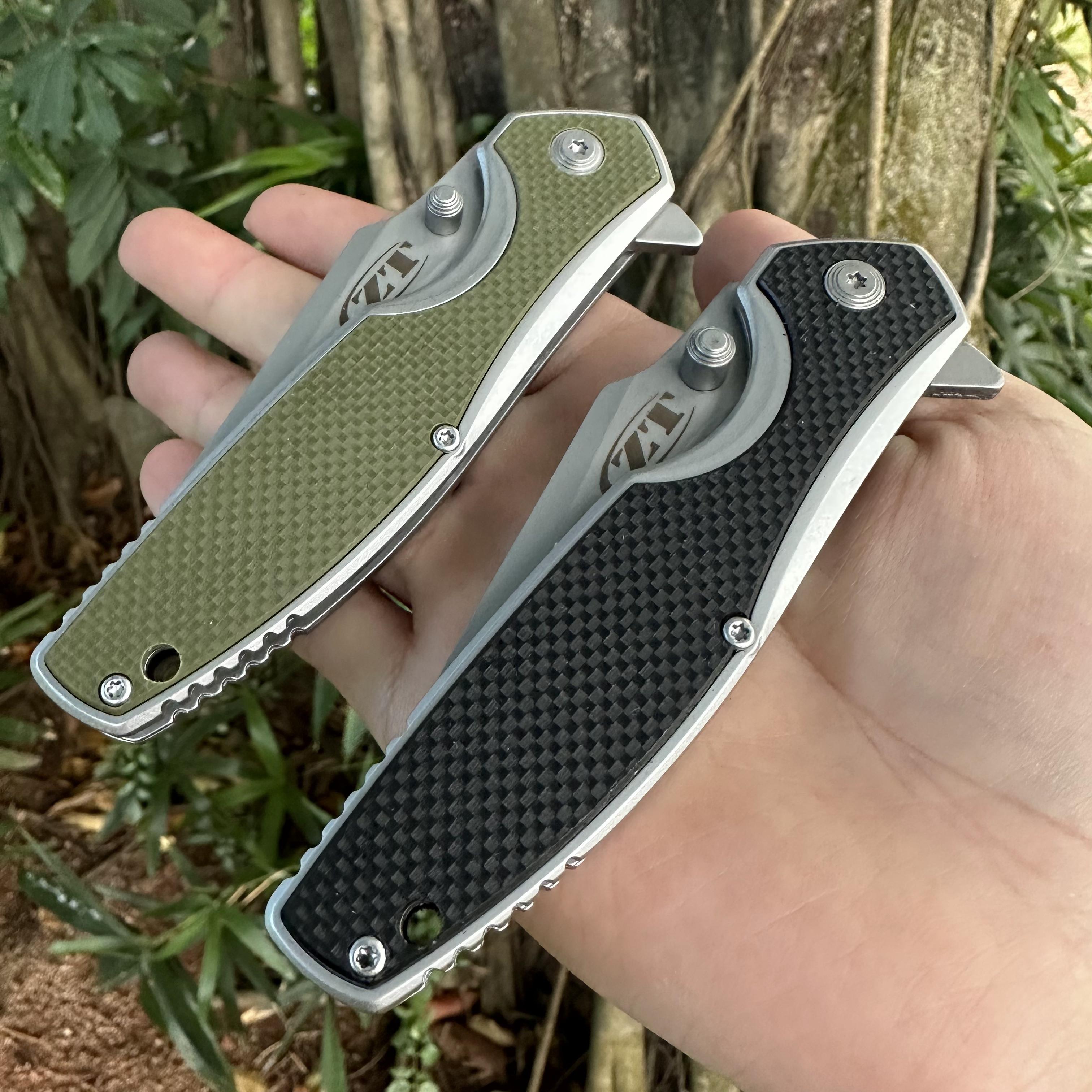 ZT0242 D2 Blade G10 Handle Pocket Knife Liner Lock