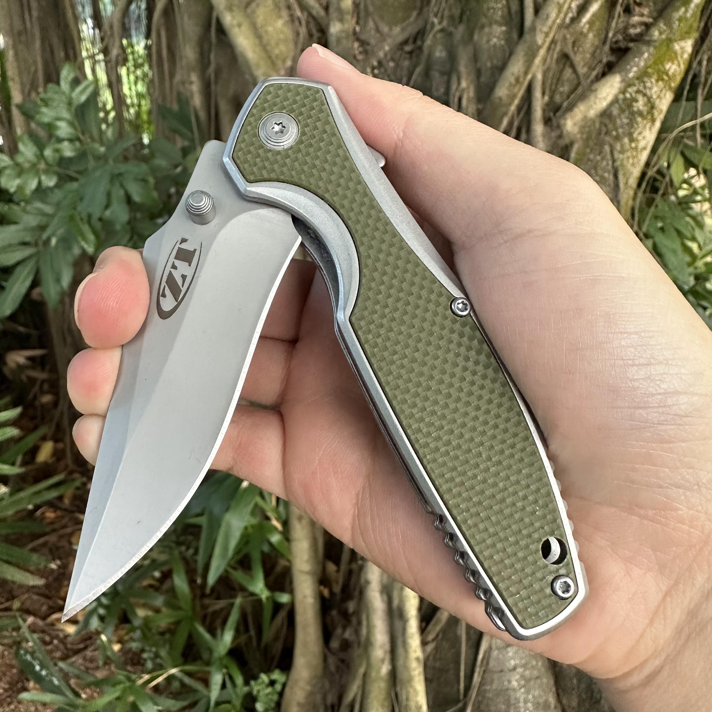 ZT0242 D2 Blade G10 Handle Pocket Knife Liner Lock