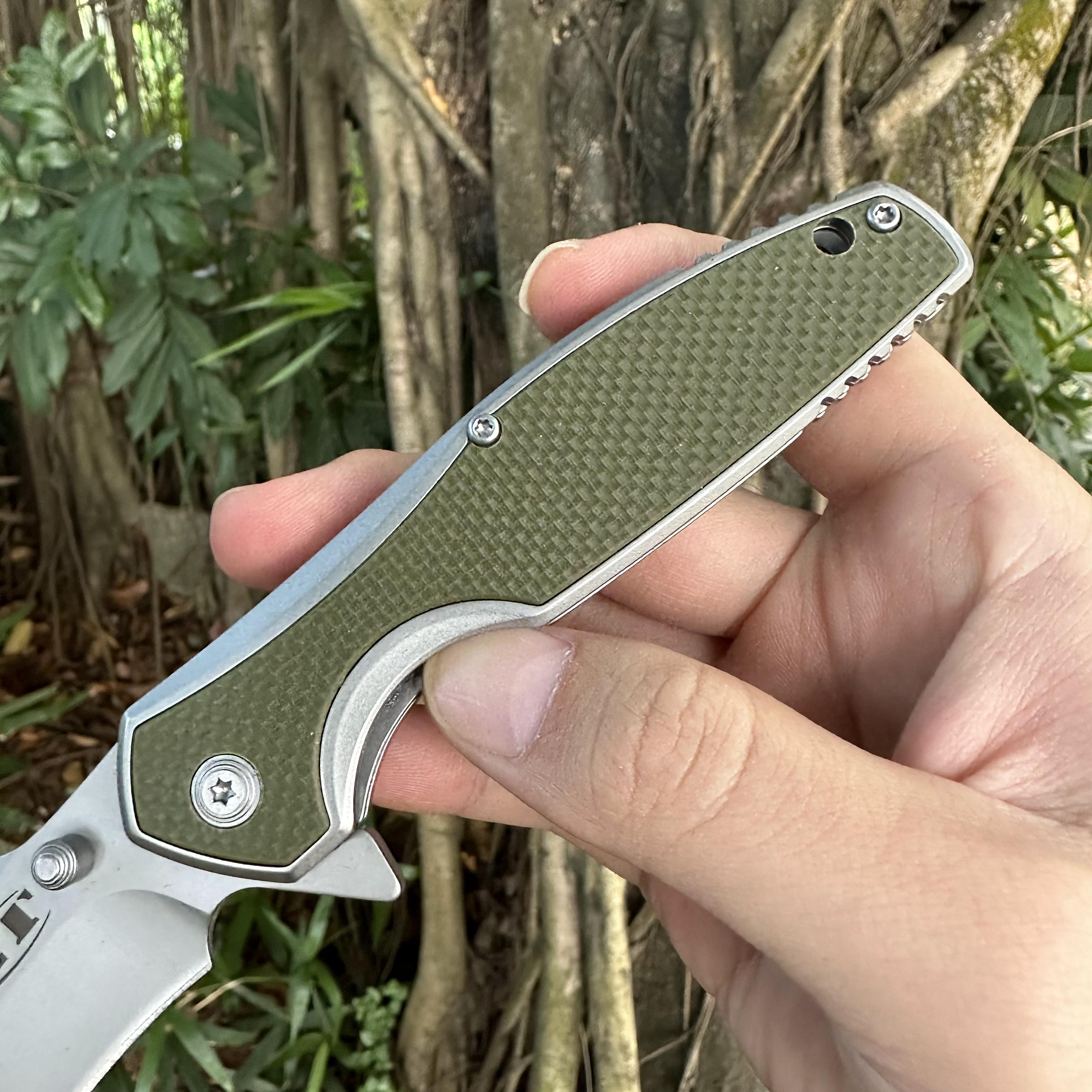 ZT0242 D2 Blade G10 Handle Pocket Knife Liner Lock