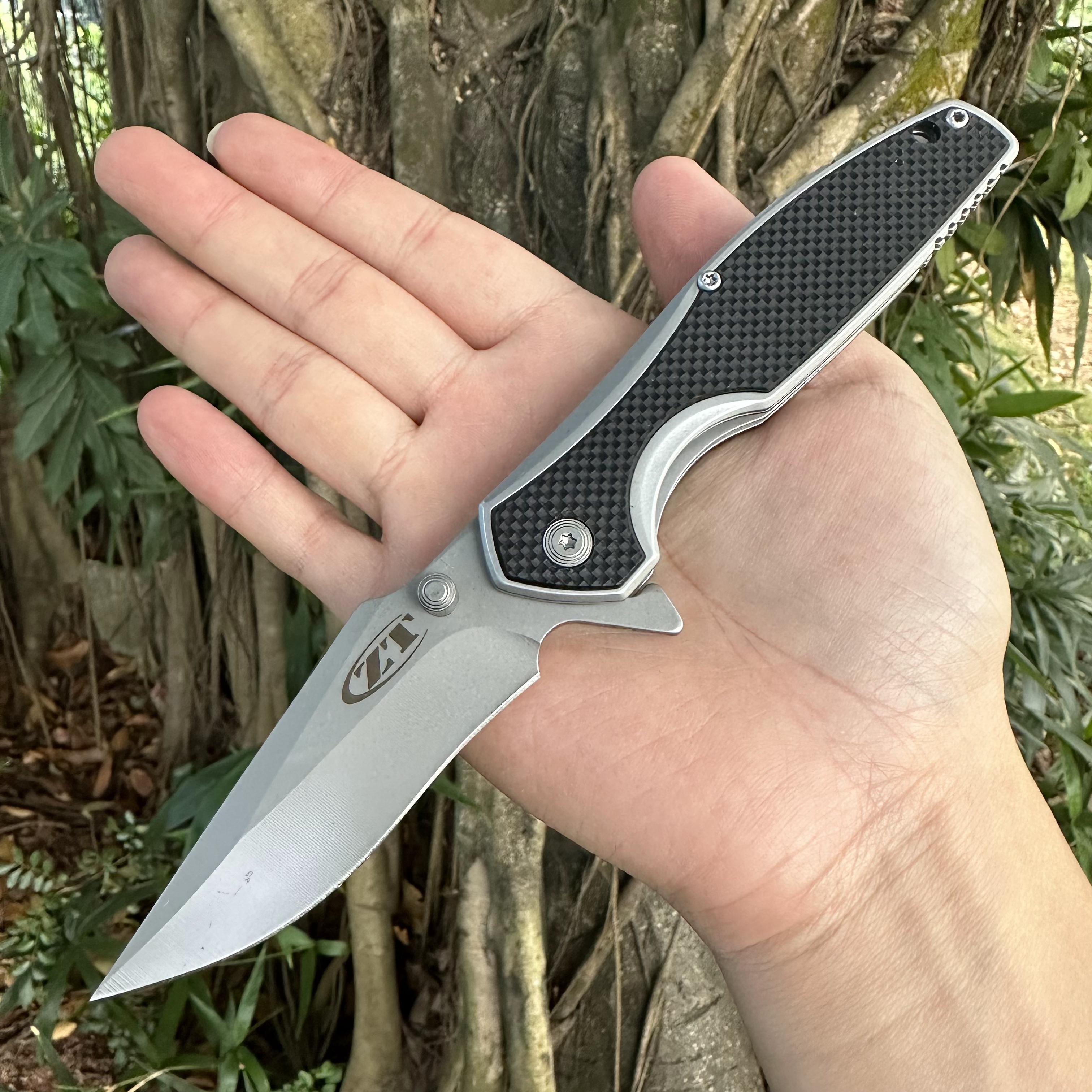 ZT0242 D2 Blade G10 Handle Pocket Knife Liner Lock