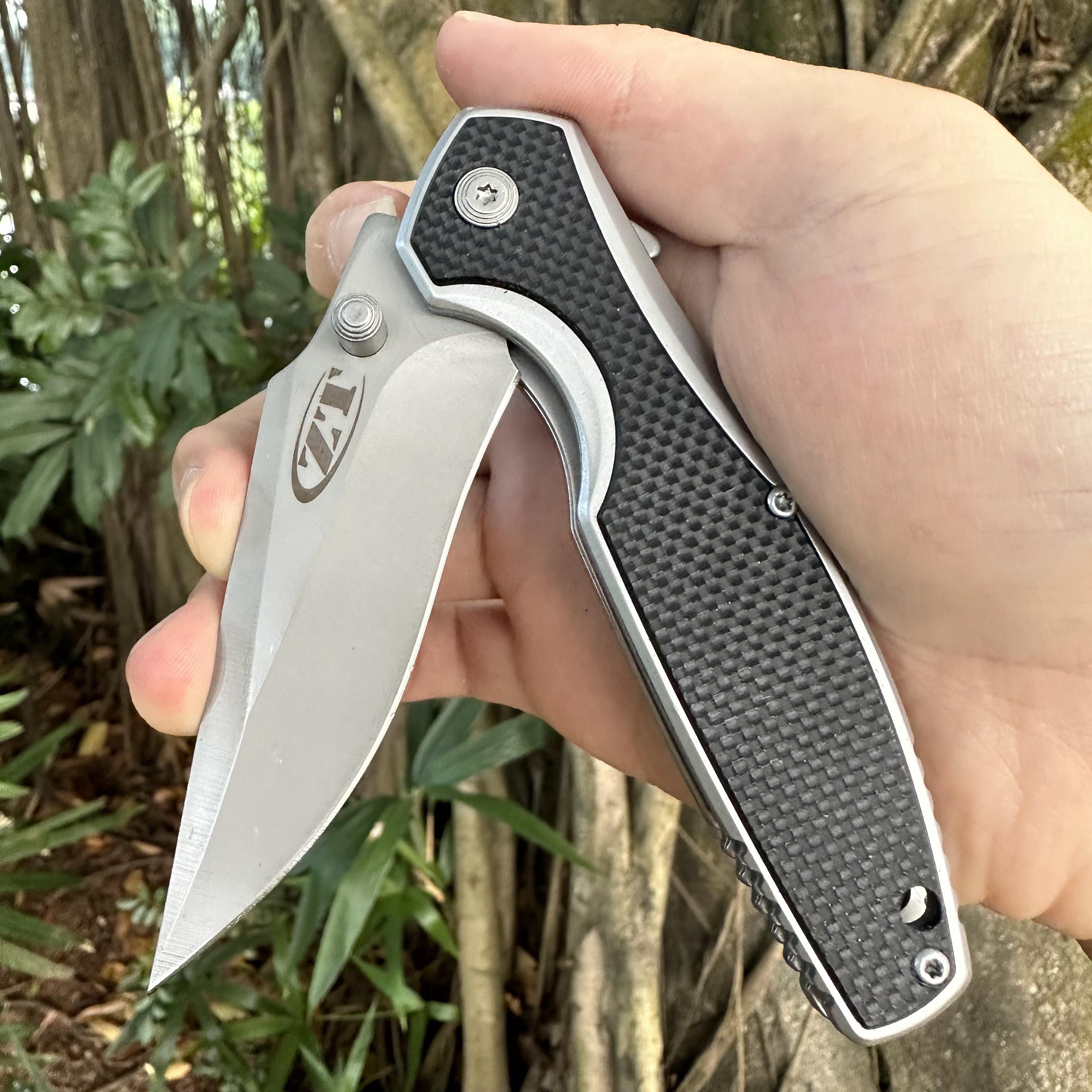 ZT0242 D2 Blade G10 Handle Pocket Knife Liner Lock