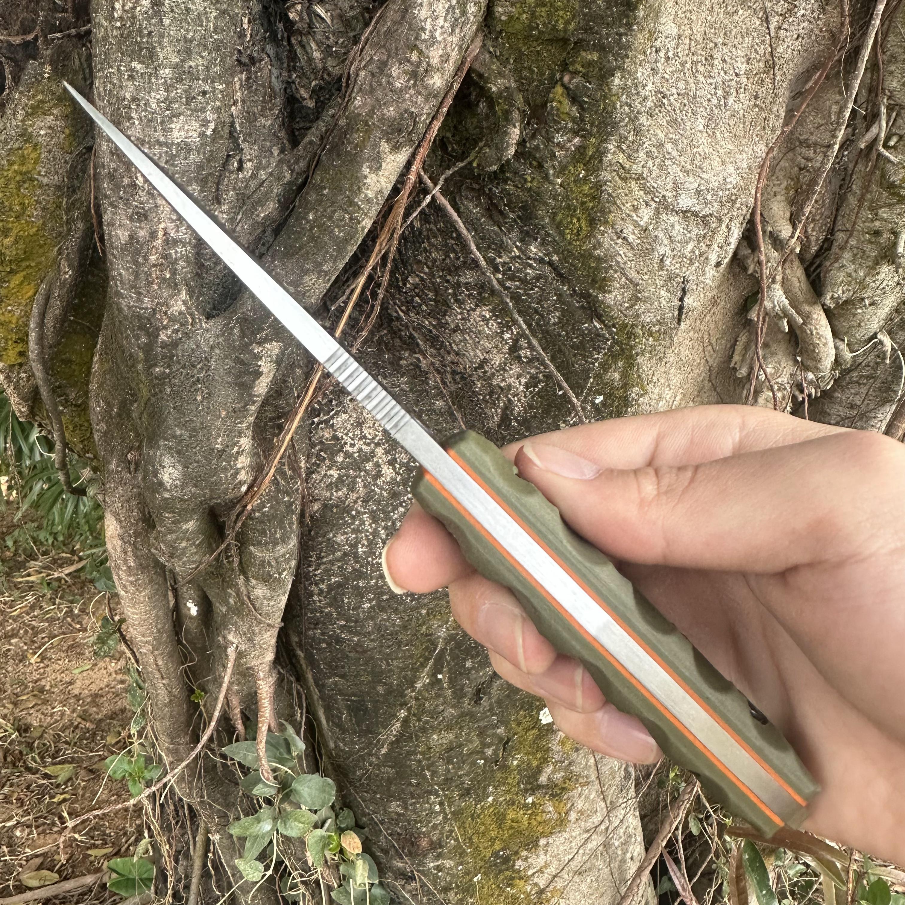 NK1312 S60V Fixed Blade Knife G10 Handle Kydex Sheath