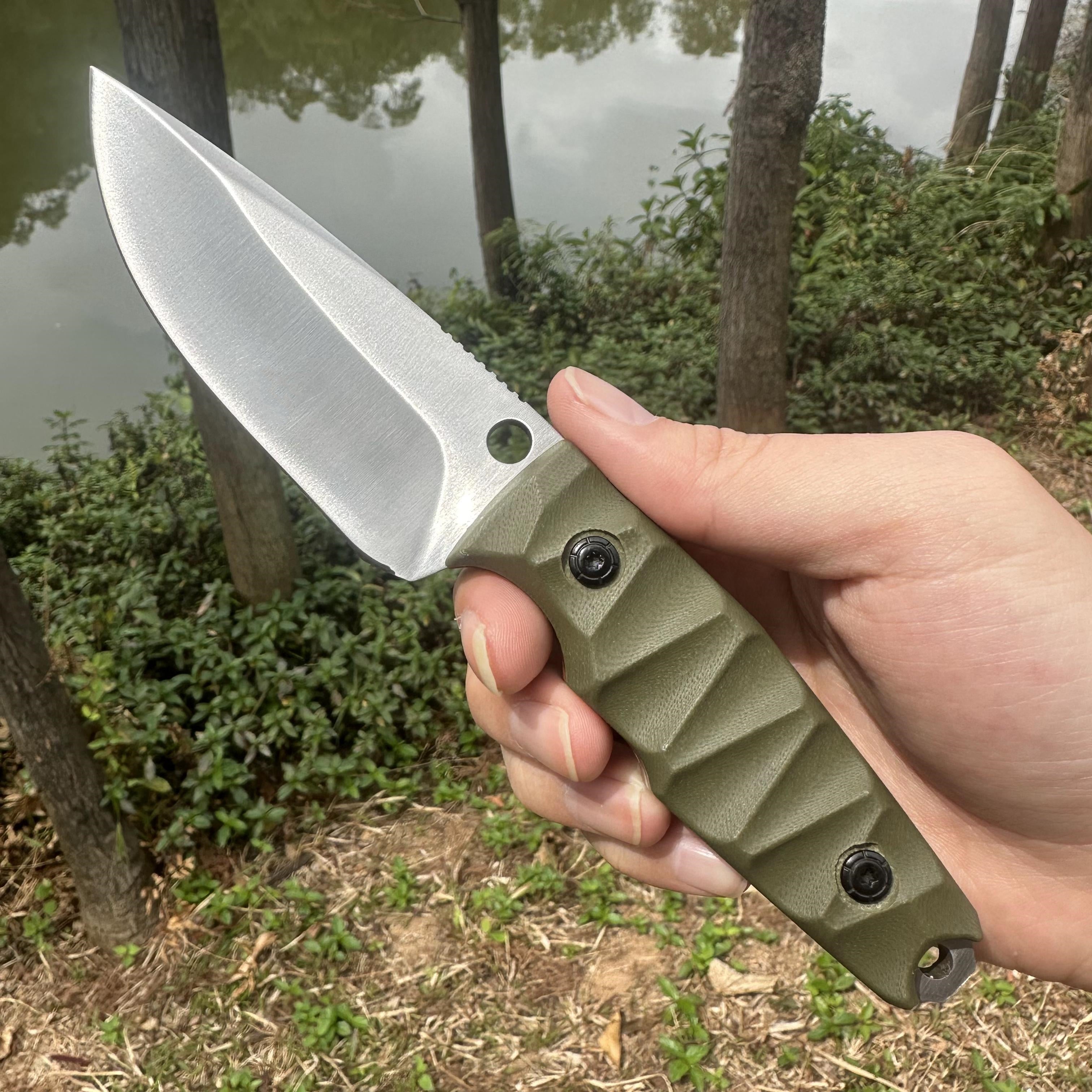 NK1312 S60V Fixed Blade Knife G10 Handle Kydex Sheath