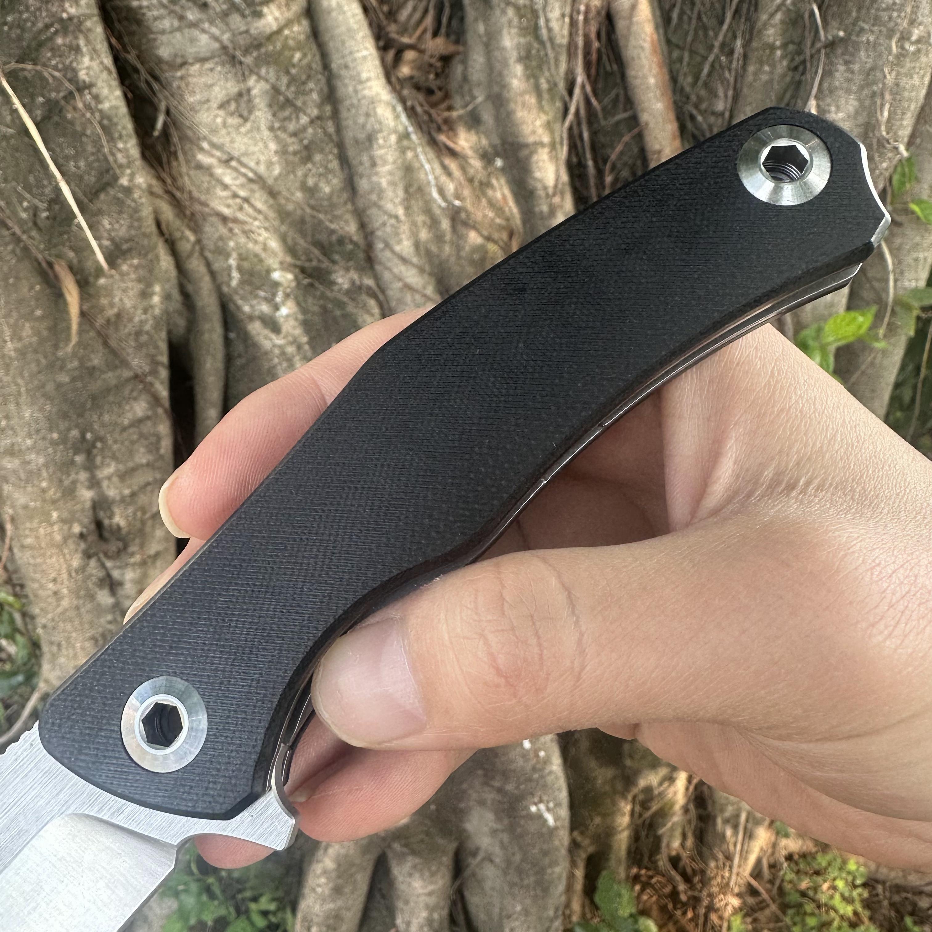 JG039 S30V Blade G10 Handle Folding Knife Liner Lock