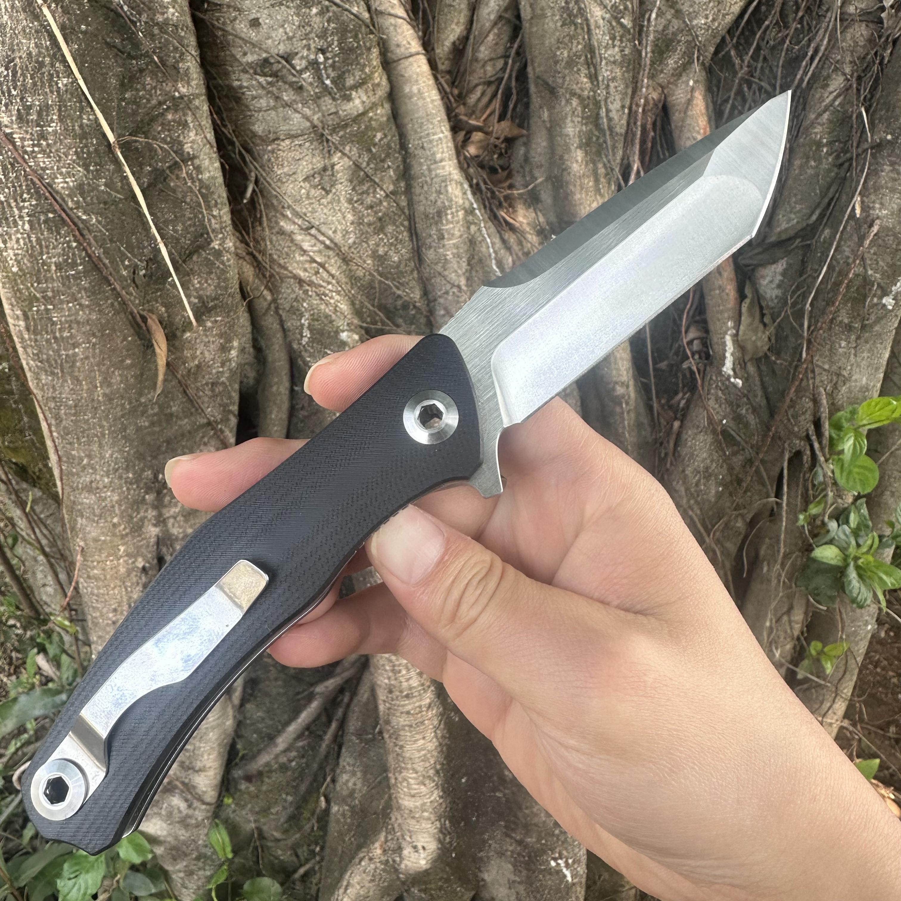 JG039 S30V Blade G10 Handle Folding Knife Liner Lock