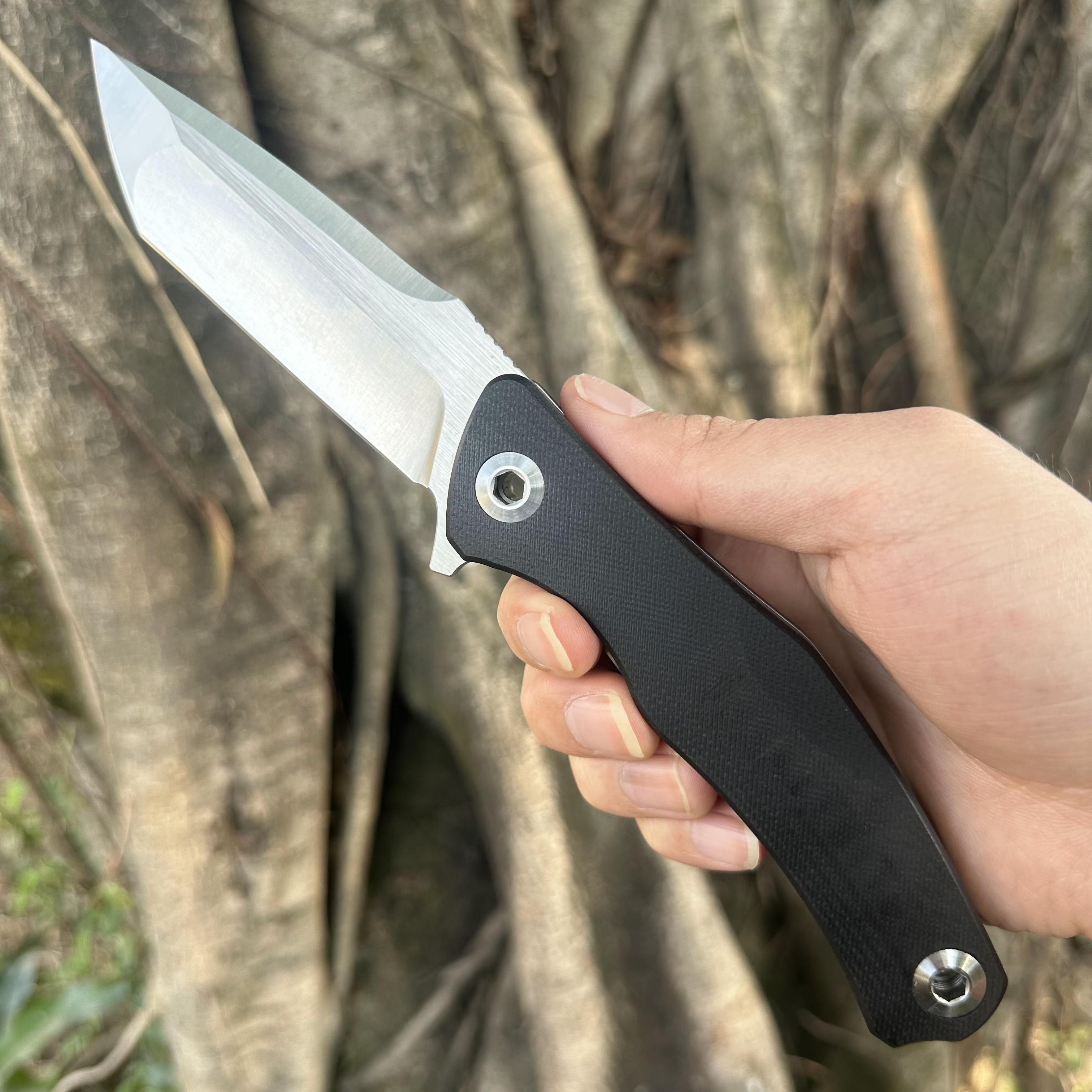 JG039 S30V Blade G10 Handle Folding Knife Liner Lock