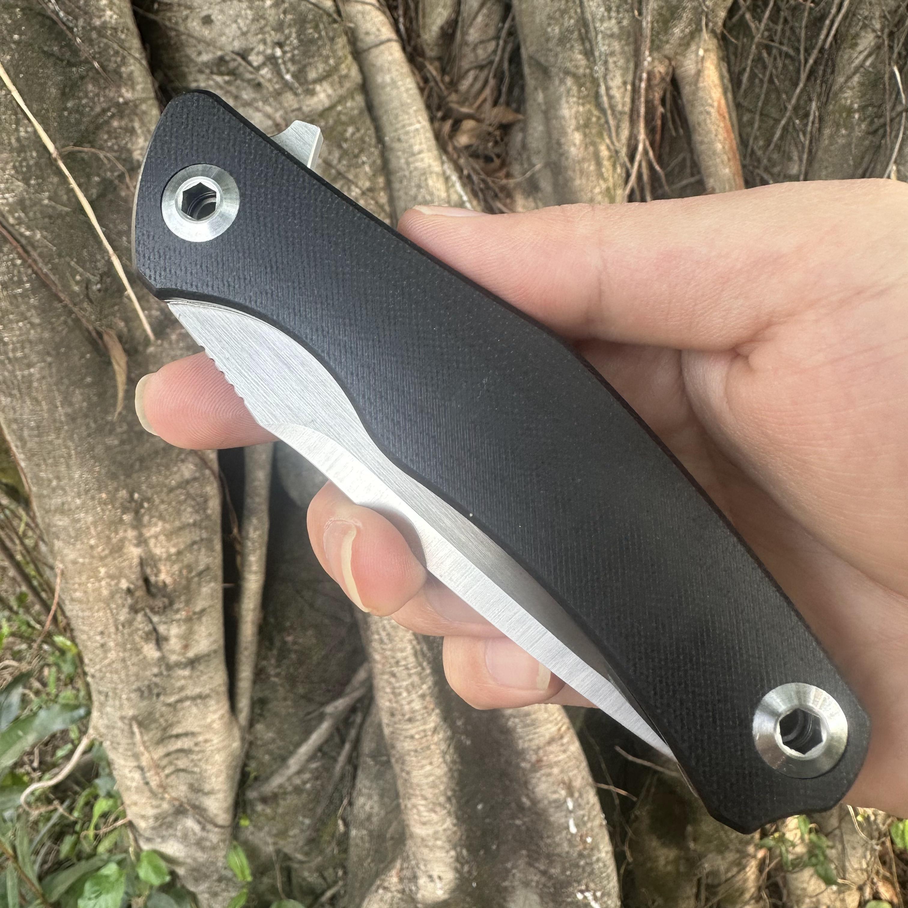 JG039 S30V Blade G10 Handle Folding Knife Liner Lock