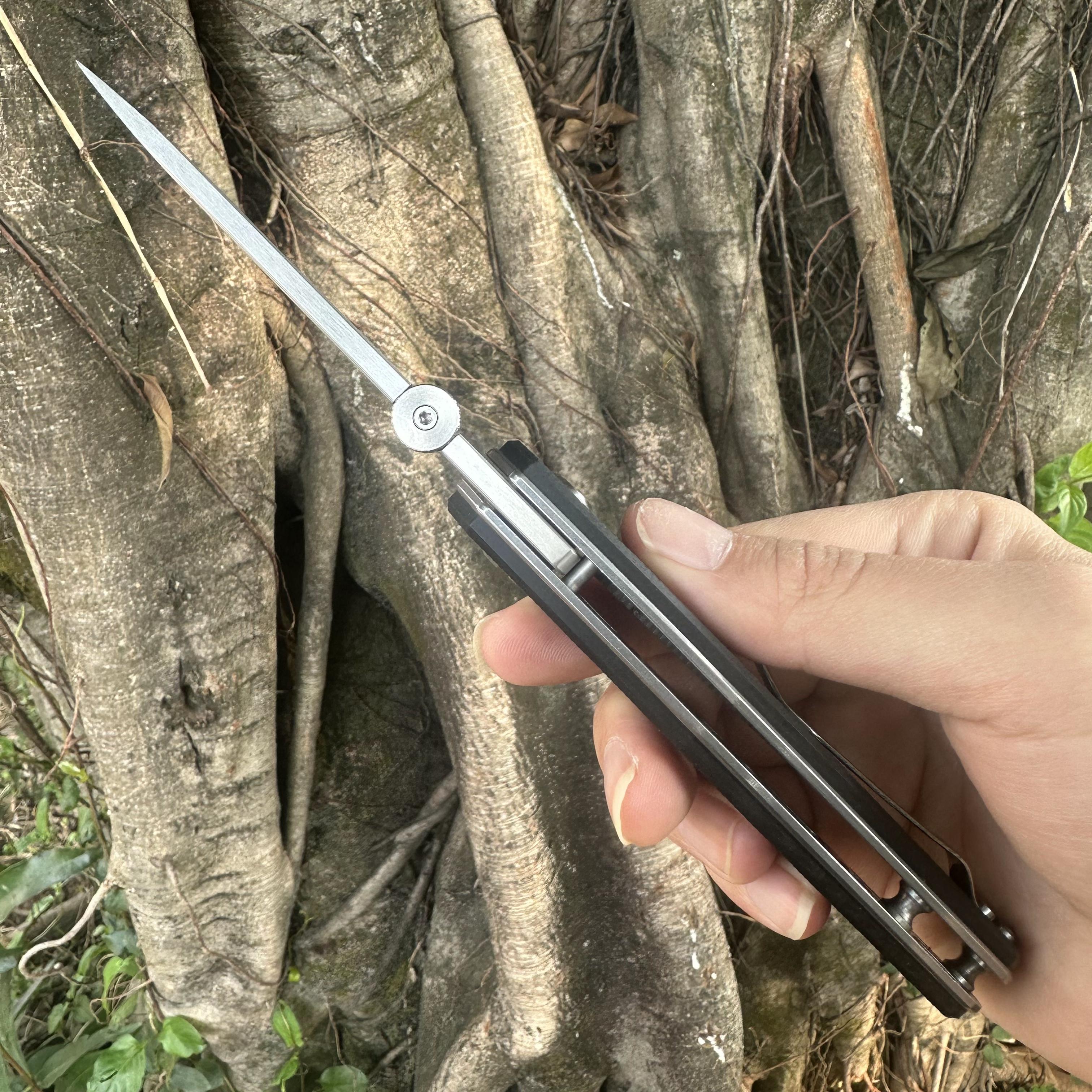 JG040 S30V Blade G10 Handle Folding Knife Liner Lock