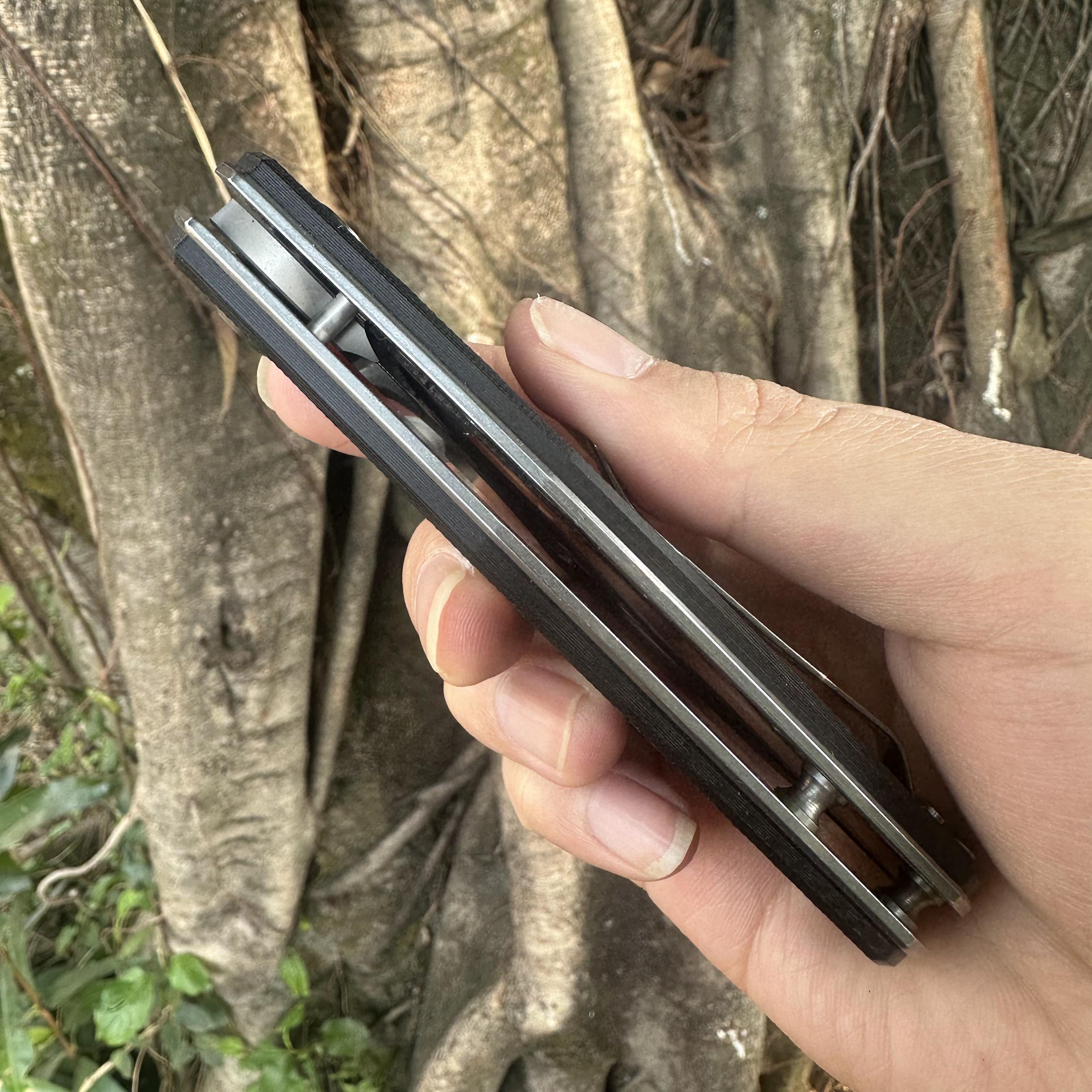 JG040 S30V Blade G10 Handle Folding Knife Liner Lock