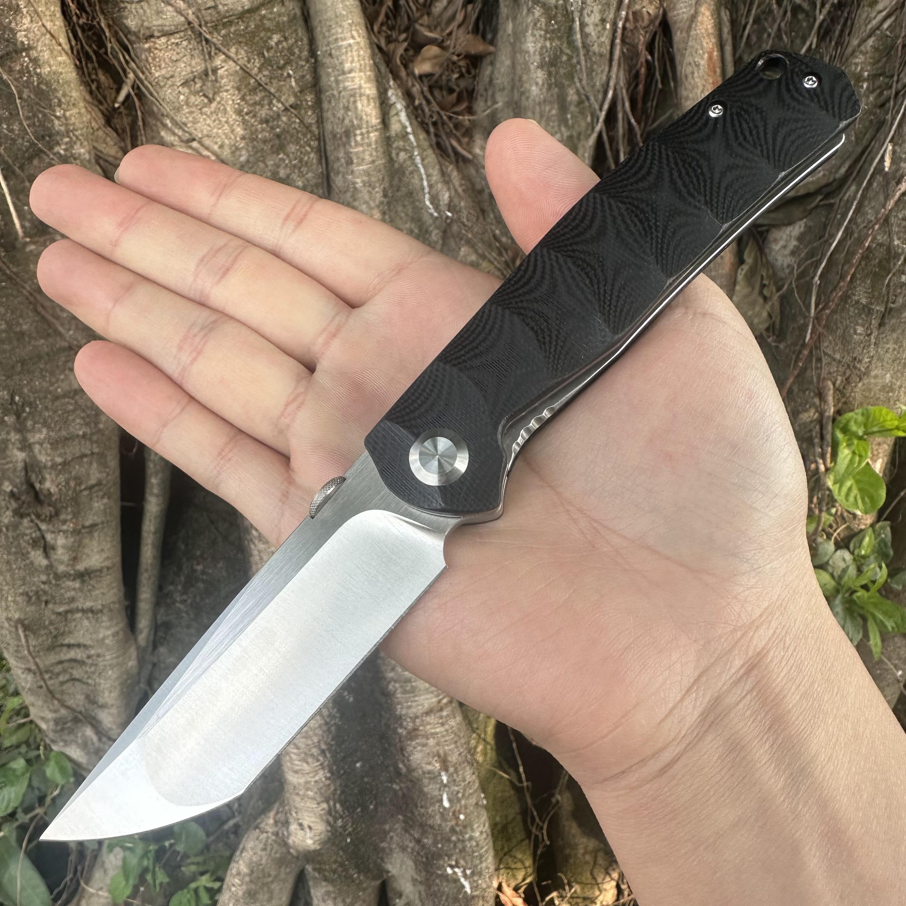 JG041 S30V Blade G10 Handle Folding Knife Liner Lock