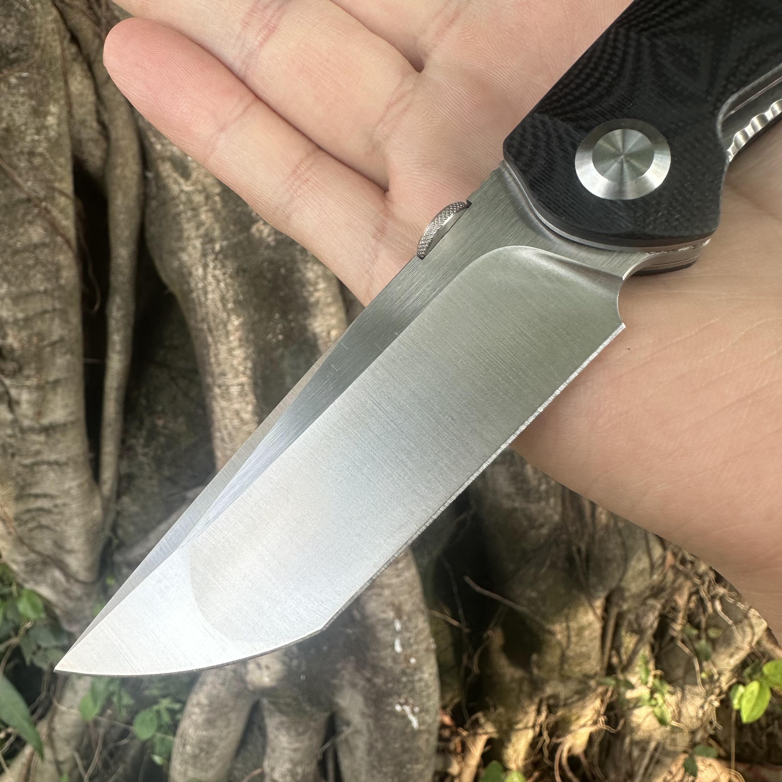 JG041 S30V Blade G10 Handle Folding Knife Liner Lock