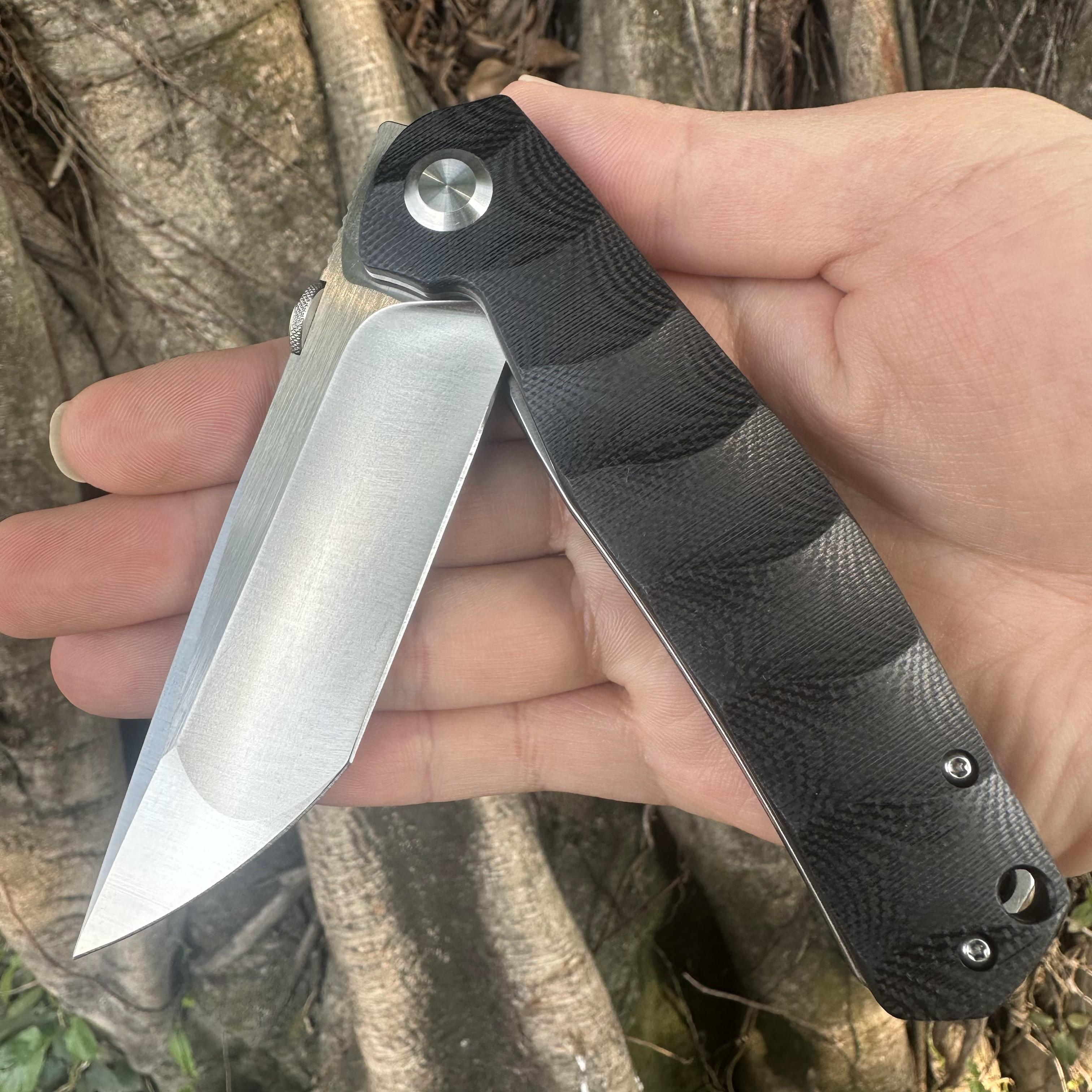 JG041 S30V Blade G10 Handle Folding Knife Liner Lock