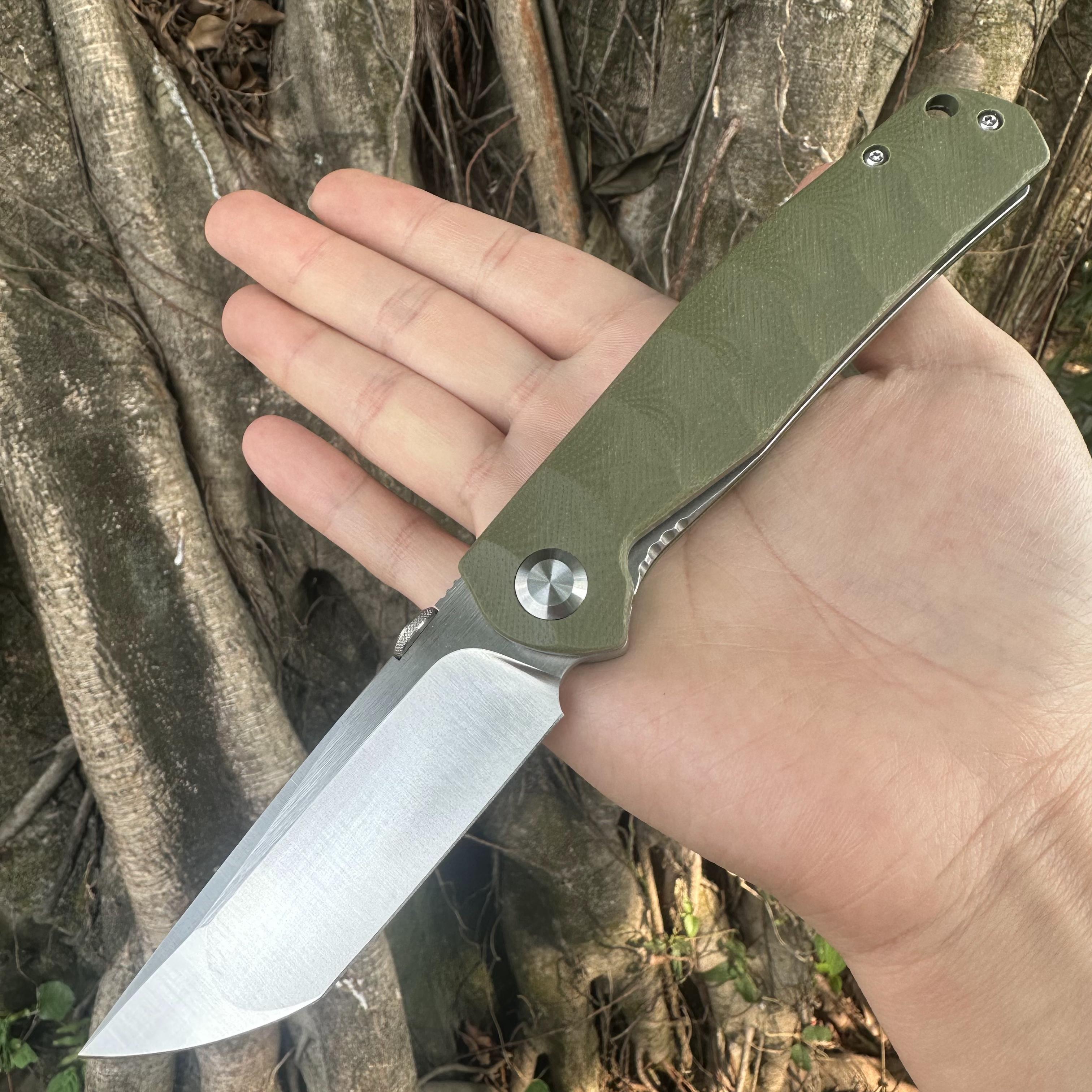 JG041 S30V Blade G10 Handle Folding Knife Liner Lock